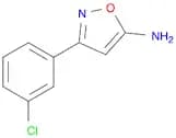 3-(3-chlorophenyl)-5-isoxazolamine