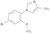 1-(4-bromo-2-methoxyphenyl)-4-methyl-1H-imidazole