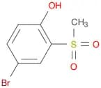 4-Bromo-2-methanesulfonylphenol