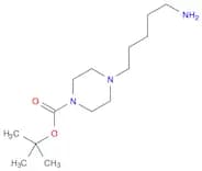 1-Boc-4-(5-aminopentyl)piperazine