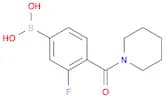 (3-Fluoro-4-(piperidine-1-carbonyl)phenyl)boronic acid