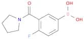 4-FLUORO-3-(PYRROLIDIN-1-YLCARBONYL)BENZENEBORONIC ACID