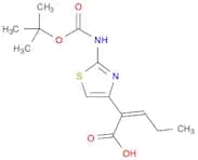 (Z)-2-(2-((tert-Butoxycarbonyl)amino)thiazol-4-yl)pent-2-enoic acid