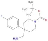 tert-Butyl 4-(aminomethyl)-4-(4-fluorophenyl)piperidine-1-carboxylate