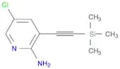 2-Amino-5-chloro-3-(trimethylsilyl)acetylenylpyridine