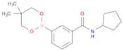 N-Cyclopentyl-3-(5,5-dimethyl-1,3,2-dioxaborinan-2-yl)benzamide
