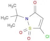 3(2H)-Isothiazolone,5-chloro-2-(1,1-dimethylethyl)-, 1,1-dioxide