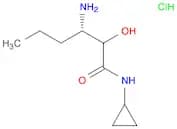 (3S)-3-Amino-N-cyclopropyl-2-hydroxy-hexanamide hydrochloride