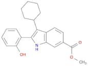 Methyl 3-cyclohexyl-2-(2-hydroxyphenyl)-1H-indole-6-carboxylate