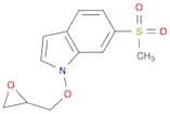 6-(Methylsulfonyl)-1-(oxiran-2-ylmethoxy)-1H-indole
