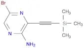 5-Bromo-3-((trimethylsilyl)ethynyl)pyrazin-2-amine