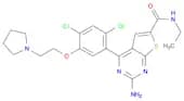 2-Amino-4-(2,4-dichloro-5-(2-(pyrrolidin-1-yl)ethoxy)phenyl)-N-ethylthieno[2,3-d]pyrimidine-6-carb…