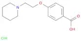 4-(2-Piperidinoethoxy)benzoic acid, HCl