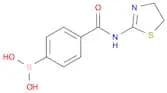 N-(Thiazoline-2-yl) 4-boronobenzamide