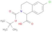 2-Boc-6-Chloro-3,4-dihydro-1H-isoquinoline-1-carboxylic acid