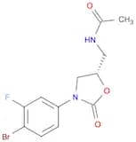 (S)-N-((3-(4-BROMO-3-FLUOROPHENYL)-2-OXOOXAZOLIDIN-5-YL)METHYL)ACETAMIDE