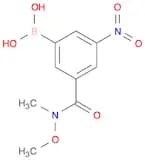 3-(Methoxy(methyl)aminocarbonyl)-5-nitrophenylboronic acid