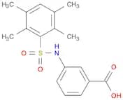 3-(2,3,5,6-Tetramethylphenylsulfonamido)benzoic acid