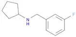 N-[(3-Fluorophenyl)methyl]cyclopentanamine