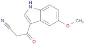 3-(5-Methoxy-1H-indol-3-yl)-3-oxopropanenitrile