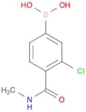 3-Chloro-4-(N-methylcarbamoyl)benzeneboronic acid