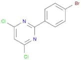 Pyrimidine, 2-(4-bromophenyl)-4,6-dichloro-