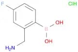 Boronic acid, B-​[2-​(aminomethyl)​-​4-​fluorophenyl]​-​, hydrochloride (1:1)