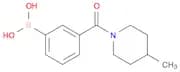 3-(4-methylpiperidine-1-carbonyl)phenylboronic acid