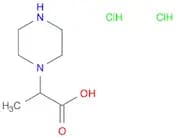 2-Piperazin-1-ylpropanoic acid dihydrochloride