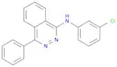 1-PHTHALAZINAMINE, N-(3-CHLOROPHENYL)-4-PHENYL-