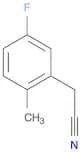 2-(5-Fluoro-2-methylphenyl)acetonitrile