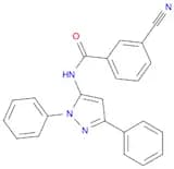 3-Cyano-N-(1,3-diphenyl-1H-pyrazol-5-yl)benzamide