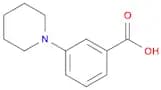 3-Piperidinobenzoic acid
