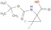 1-(tert-Butoxycarbonylamino)-2,2-difluorocyclopropanecarboxylic acid