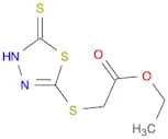 Acetic acid, [(4,5-dihydro-5-thioxo-1,3,4-thiadiazol-2-yl)thio]-, ethyl ester
