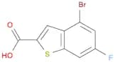 Benzo[b]thiophene-2-carboxylic acid, 4-bromo-6-fluoro-