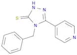 4-Benzyl-5-pyridin-4-yl-4h-[1,2,4]triazole-3-thiol