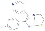 Imidazo[2,1-b]thiazole,6-(4-fluorophenyl)-2,3-dihydro-5-(4-pyridinyl)-