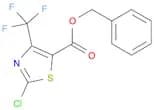 2-CHLORO-4-(TRIFLUOROMETHYL)-5-THIAZOLECARBOXYLIC ACID PHENYLMETHYL ESTER