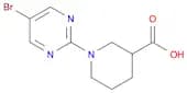 1-(5-Bromopyrimidin-2-yl)piperidine-3-carboxylic acid