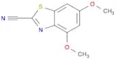 4,6-Dimethoxybenzo[d]thiazole-2-carbonitrile