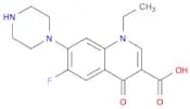 3-​Quinolinecarboxylic acid, 1-​ethyl-​6-​fluoro-​1,​4-​dihydro-​4-​oxo-​7-​(1-​piperazinyl)​-