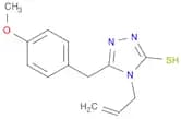 4-Allyl-5-(4-methoxybenzyl)-4H-1,2,4-triazole-3-thiol