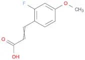 (2E)-3-(2-fluoro-4-methoxyphenyl)prop-2-enoic acid