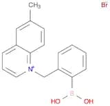 Quinolinium, 1-[(2-boronophenyl)methyl]-6-methyl-, bromide