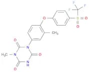 1-methyl-3-{3-methyl-4-[4-(trifluoromethylsulfonyl)phenoxy]phenyl}-1,3,5-triazine-2,4,6(1h,3h,5h)-…