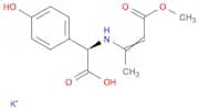 N-(1-Methoxycarbonyl-1-propen-2-yl)-(αD)-amino-p-hydroxyphenylacetate Potassium Salt