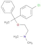 {2-[1-(4-chlorophenyl)-1-phenylethoxy]ethyl}dimethylamine