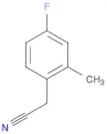 Benzeneacetonitrile, 4-fluoro-2-methyl- (9CI)