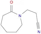 1H-Azepine-1-propanenitrile, hexahydro-2-oxo-